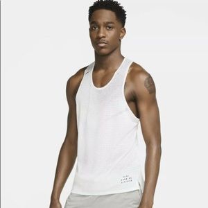 Nike Run Division Adapt Tank Pure Platinum Sz Sm